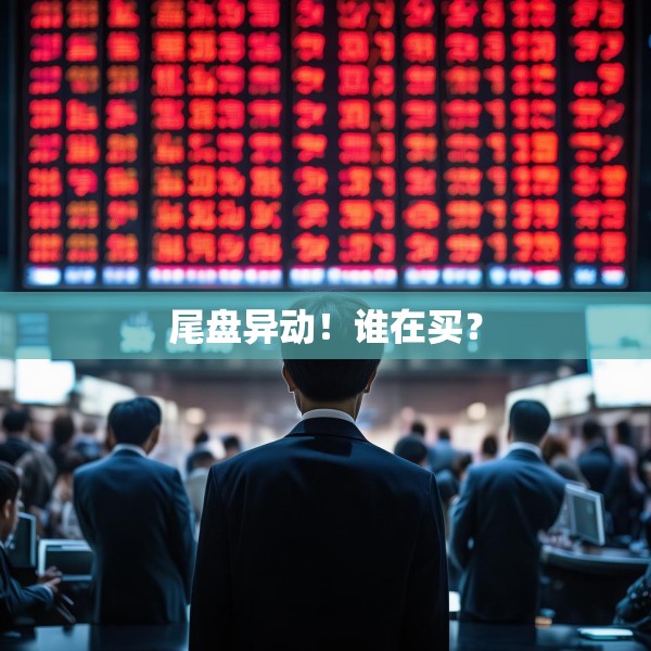 尾盘异动！谁在买？