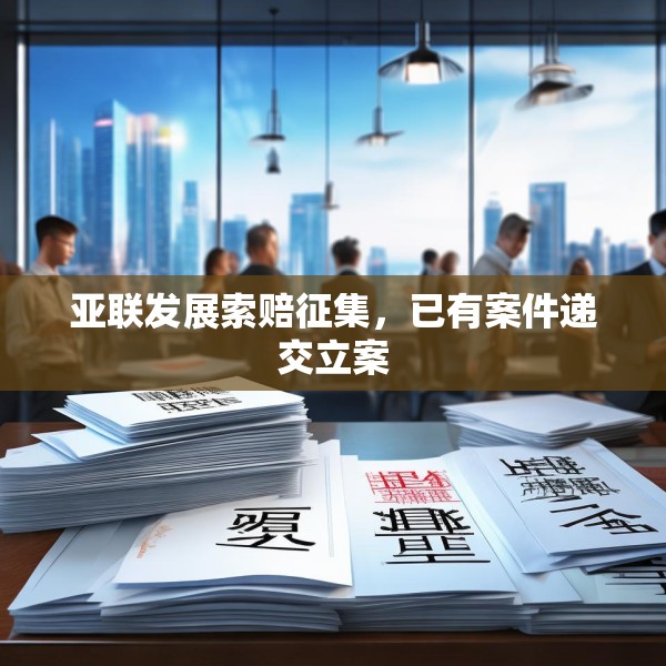 亚联发展索赔征集，已有案件递交立案