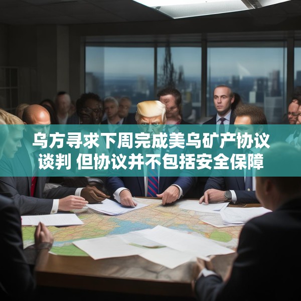 乌方寻求下周完成美乌矿产协议谈判 但协议并不包括安全保障