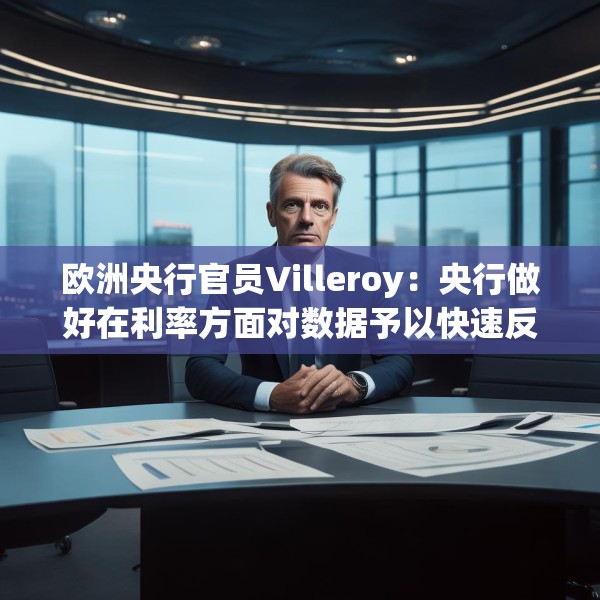 欧洲央行官员Villeroy：央行做好在利率方面对数据予以快速反应的准备