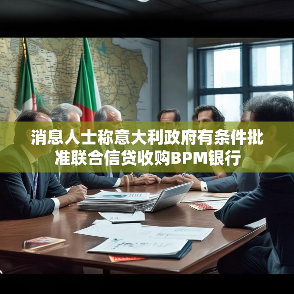 消息人士称意大利政府有条件批准联合信贷收购BPM银行