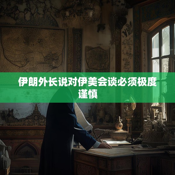 伊朗外长说对伊美会谈必须极度谨慎