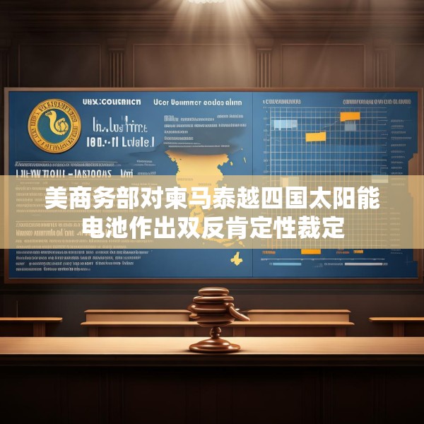 美商务部对柬马泰越四国太阳能电池作出双反肯定性裁定