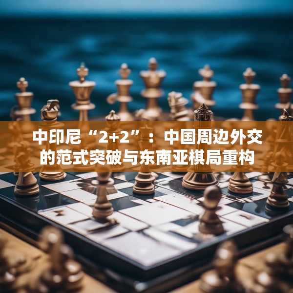 中印尼“2+2”：中国周边外交的范式突破与东南亚棋局重构