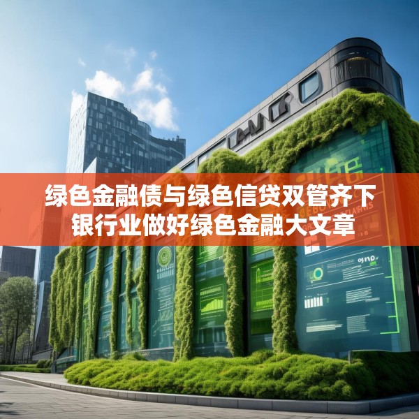 绿色金融债与绿色信贷双管齐下 银行业做好绿色金融大文章