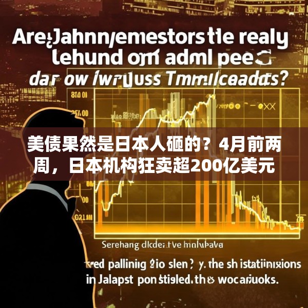 美债果然是日本人砸的？4月前两周，日本机构狂卖超200亿美元外债，规模创20年新高！