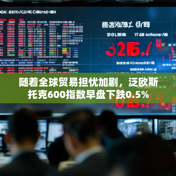 随着全球贸易担忧加剧，泛欧斯托克600指数早盘下跌0.5%
