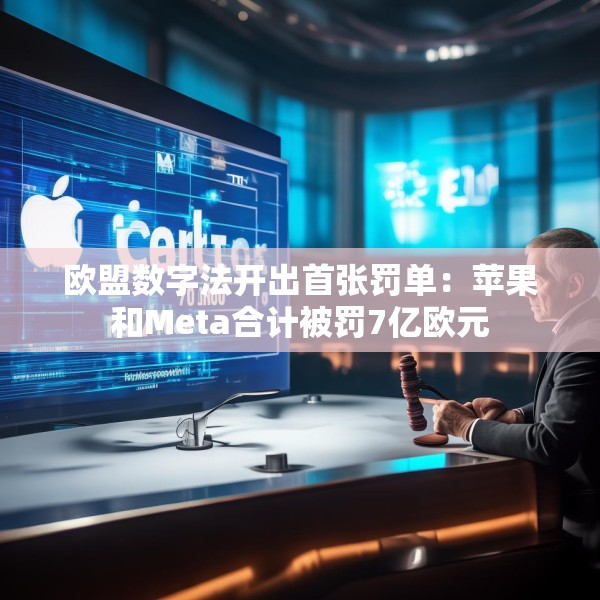 欧盟数字法开出首张罚单：苹果和Meta合计被罚7亿欧元