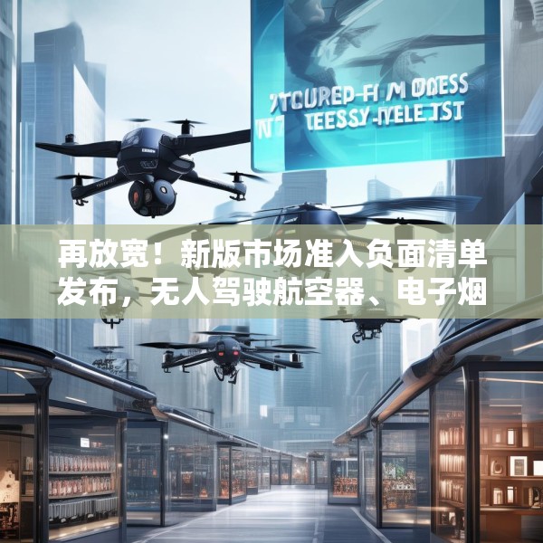 再放宽！新版市场准入负面清单发布，无人驾驶航空器、电子烟等新业态被纳入