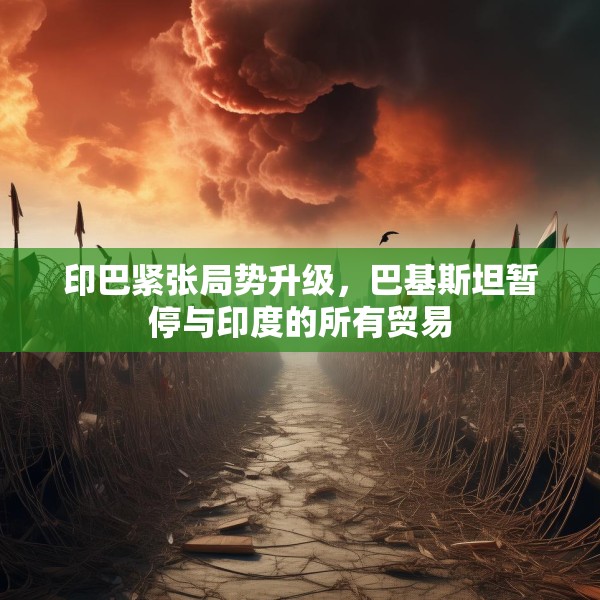 印巴紧张局势升级，巴基斯坦暂停与印度的所有贸易