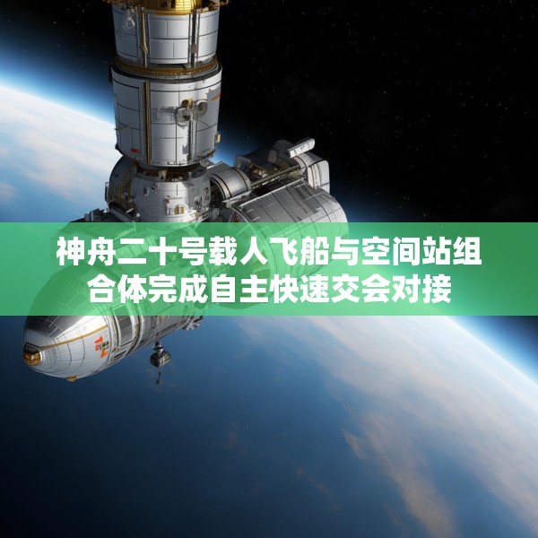 神舟二十号载人飞船与空间站组合体完成自主快速交会对接
