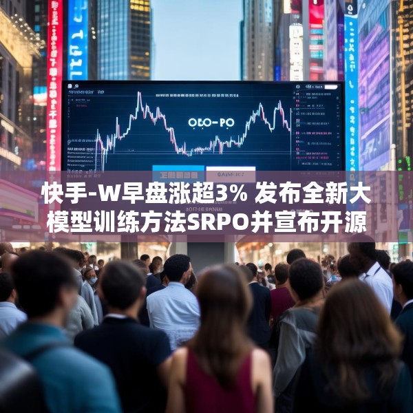 快手-W早盘涨超3% 发布全新大模型训练方法SRPO并宣布开源