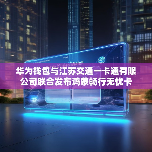 华为钱包与江苏交通一卡通有限公司联合发布鸿蒙畅行无忧卡