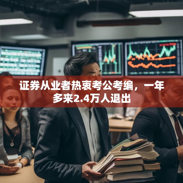 证券从业者热衷考公考编，一年多来2.4万人退出