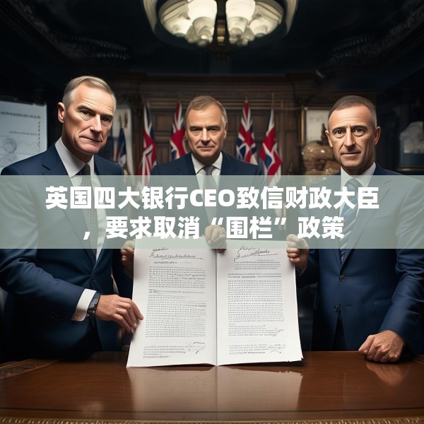 英国四大银行CEO致信财政大臣，要求取消“围栏”政策