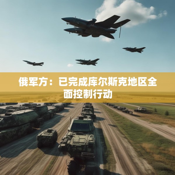 俄军方：已完成库尔斯克地区全面控制行动