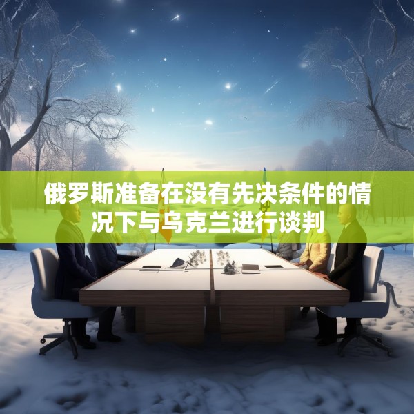 俄罗斯准备在没有先决条件的情况下与乌克兰进行谈判
