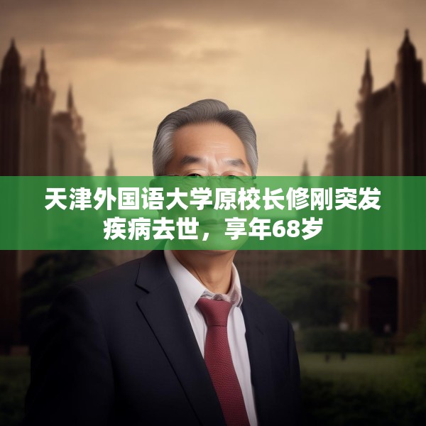 天津外国语大学原校长修刚突发疾病去世，享年68岁