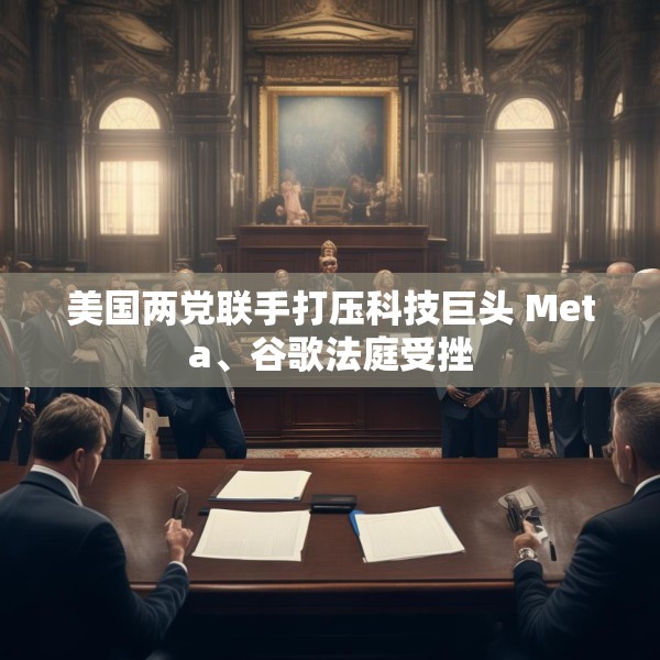 美国两党联手打压科技巨头 Meta、谷歌法庭受挫