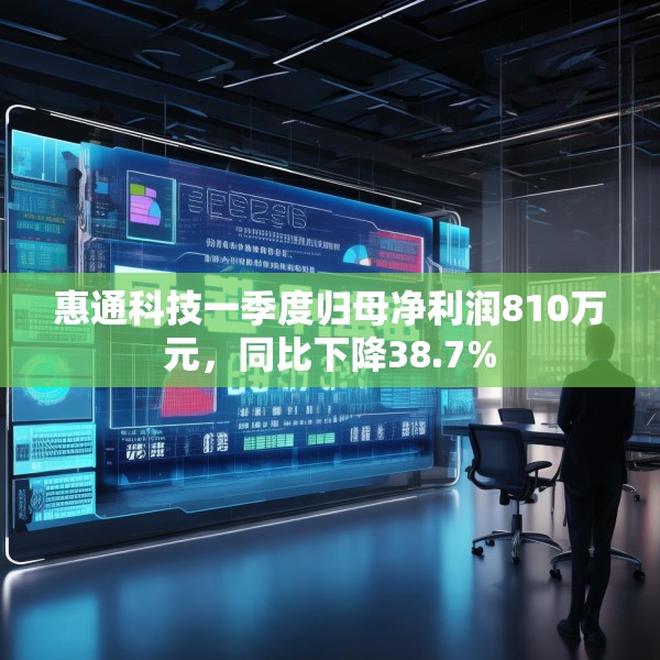 惠通科技一季度归母净利润810万元，同比下降38.7%