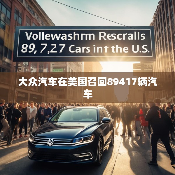 大众汽车在美国召回89417辆汽车