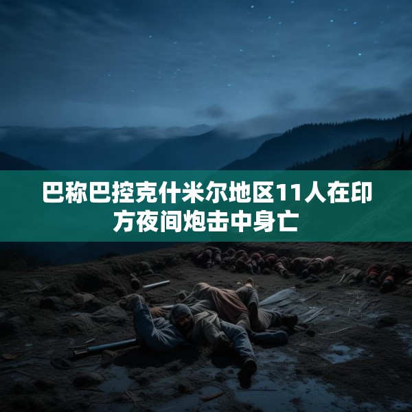 巴称巴控克什米尔地区11人在印方夜间炮击中身亡