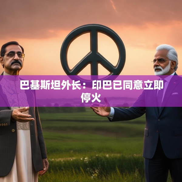 巴基斯坦外长：印巴已同意立即停火