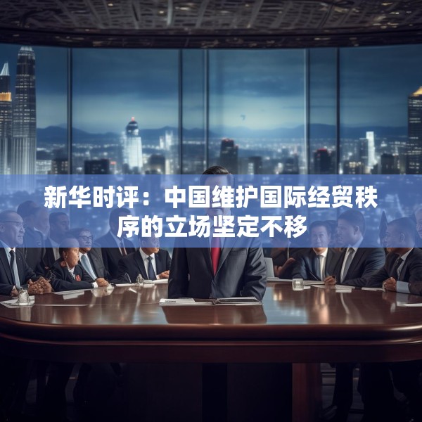 新华时评：中国维护国际经贸秩序的立场坚定不移