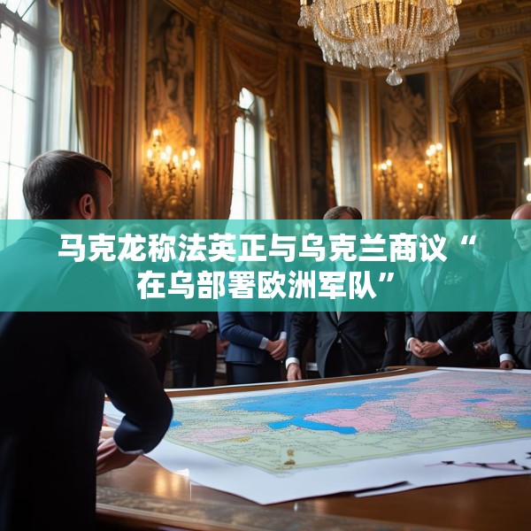 马克龙称法英正与乌克兰商议“在乌部署欧洲军队”