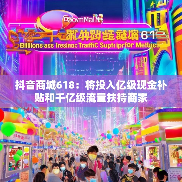 抖音商城618：将投入亿级现金补贴和千亿级流量扶持商家