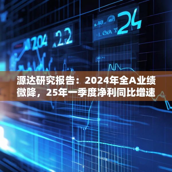 源达研究报告：2024年全A业绩微降，25年一季度净利同比增速转正