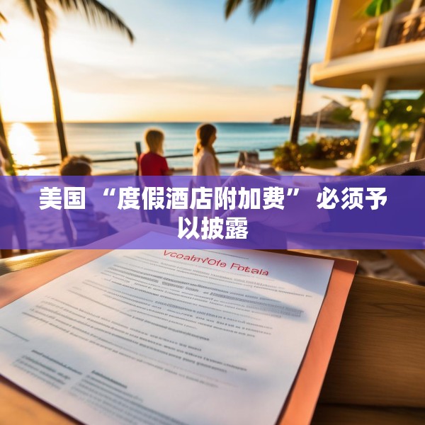 美国 “度假酒店附加费” 必须予以披露