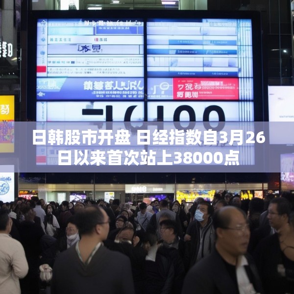 日韩股市开盘 日经指数自3月26日以来首次站上38000点