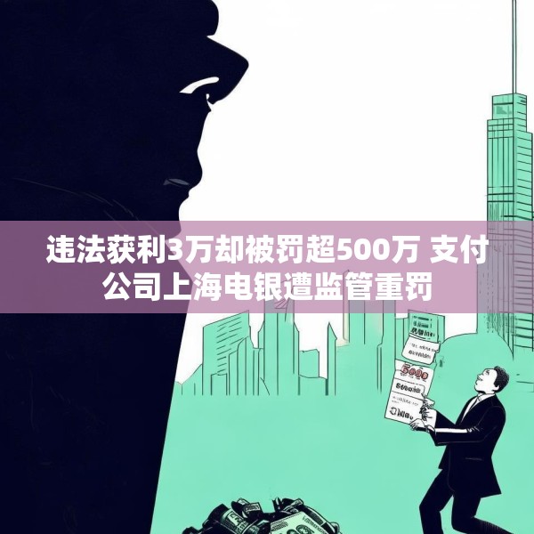 违法获利3万却被罚超500万 支付公司上海电银遭监管重罚