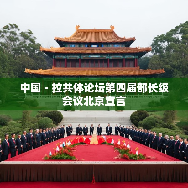 中国－拉共体论坛第四届部长级会议北京宣言