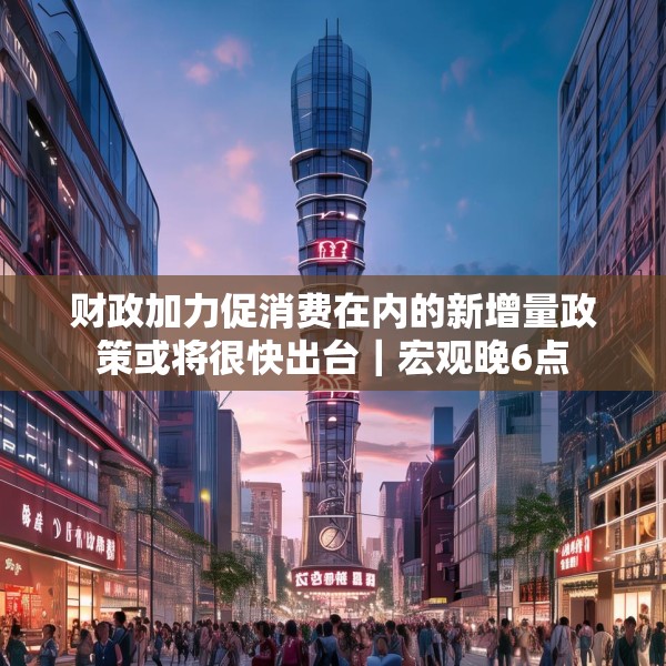 财政加力促消费在内的新增量政策或将很快出台｜宏观晚6点
