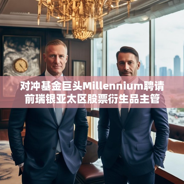 对冲基金巨头Millennium聘请前瑞银亚太区股票衍生品主管