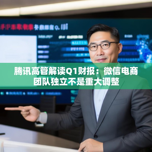 腾讯高管解读Q1财报：微信电商团队独立不是重大调整