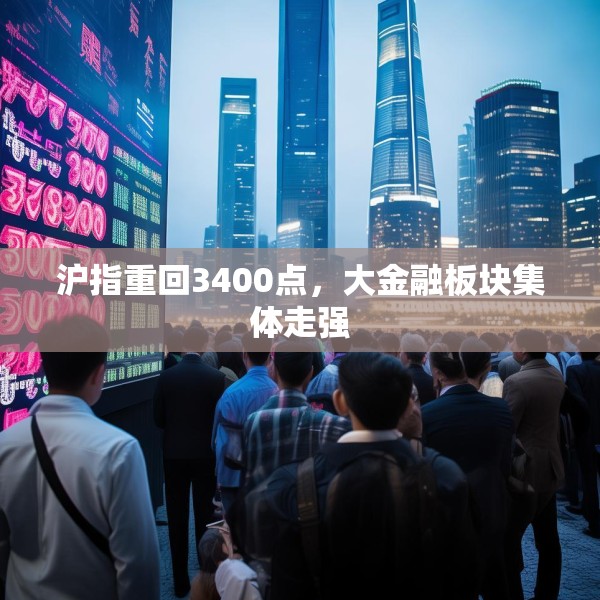 沪指重回3400点，大金融板块集体走强
