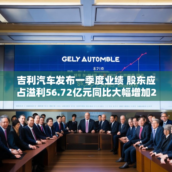 吉利汽车发布一季度业绩 股东应占溢利56.72亿元同比大幅增加263.59%
