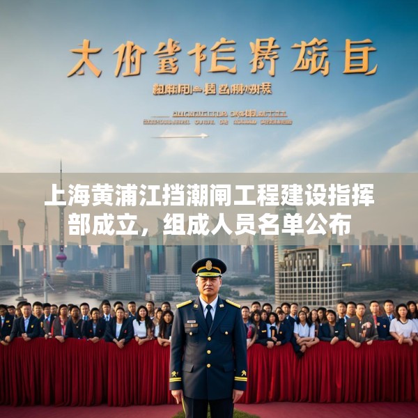 上海黄浦江挡潮闸工程建设指挥部成立，组成人员名单公布