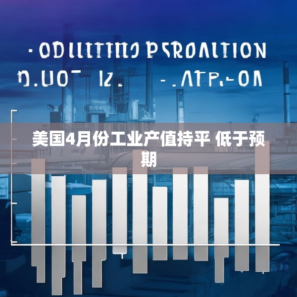 美国4月份工业产值持平 低于预期