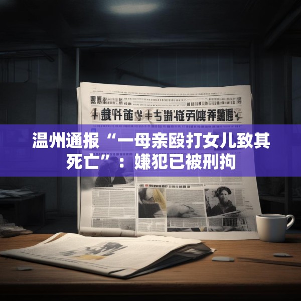 温州通报“一母亲殴打女儿致其死亡”：嫌犯已被刑拘