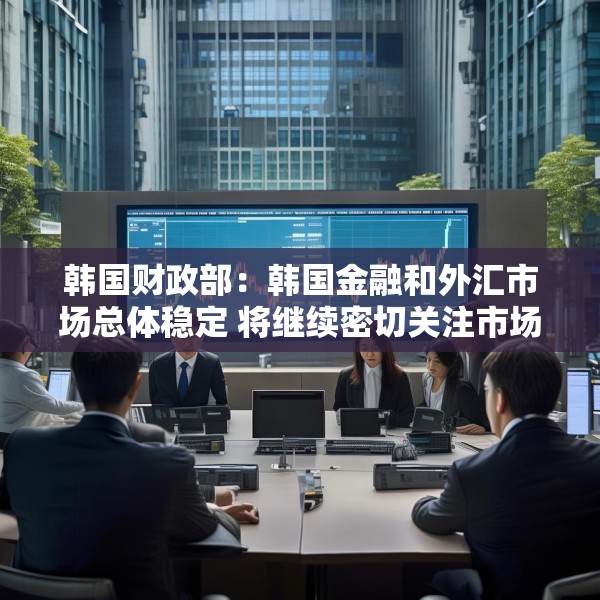 韩国财政部：韩国金融和外汇市场总体稳定 将继续密切关注市场动态
