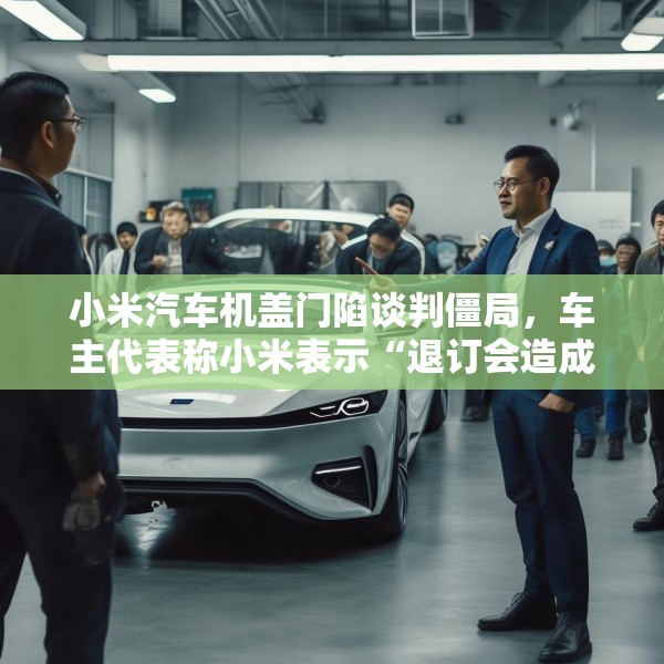 小米汽车机盖门陷谈判僵局，车主代表称小米表示“退订会造成崩塌”