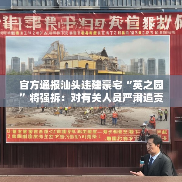 官方通报汕头违建豪宅“英之园”将强拆：对有关人员严肃追责问责