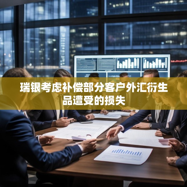 瑞银考虑补偿部分客户外汇衍生品遭受的损失