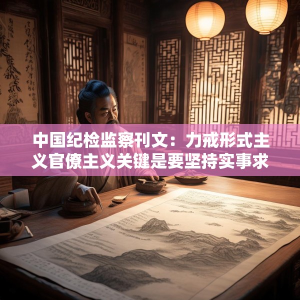 中国纪检监察刊文：力戒形式主义官僚主义关键是要坚持实事求是