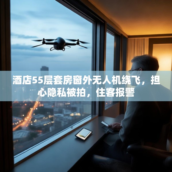 酒店55层套房窗外无人机绕飞，担心隐私被拍，住客报警
