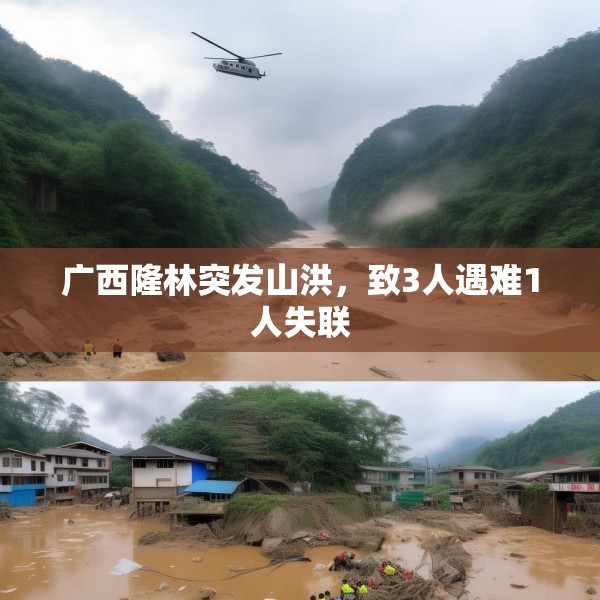 广西隆林突发山洪，致3人遇难1人失联
